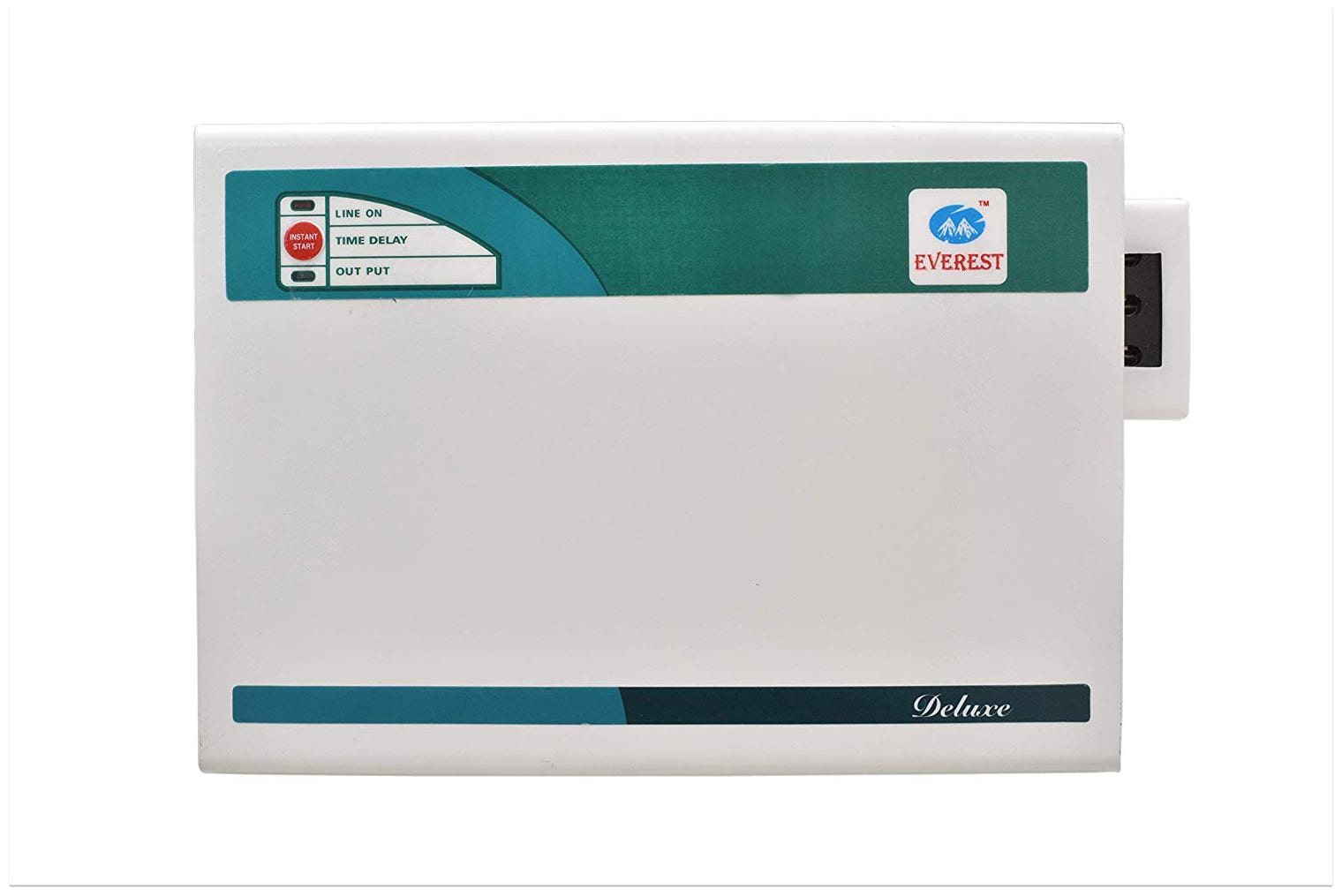 Everest 5kva Voltage Stabilizer Used For Upto 1.5 Ton Ac 100% Copper Winding 185 270 V