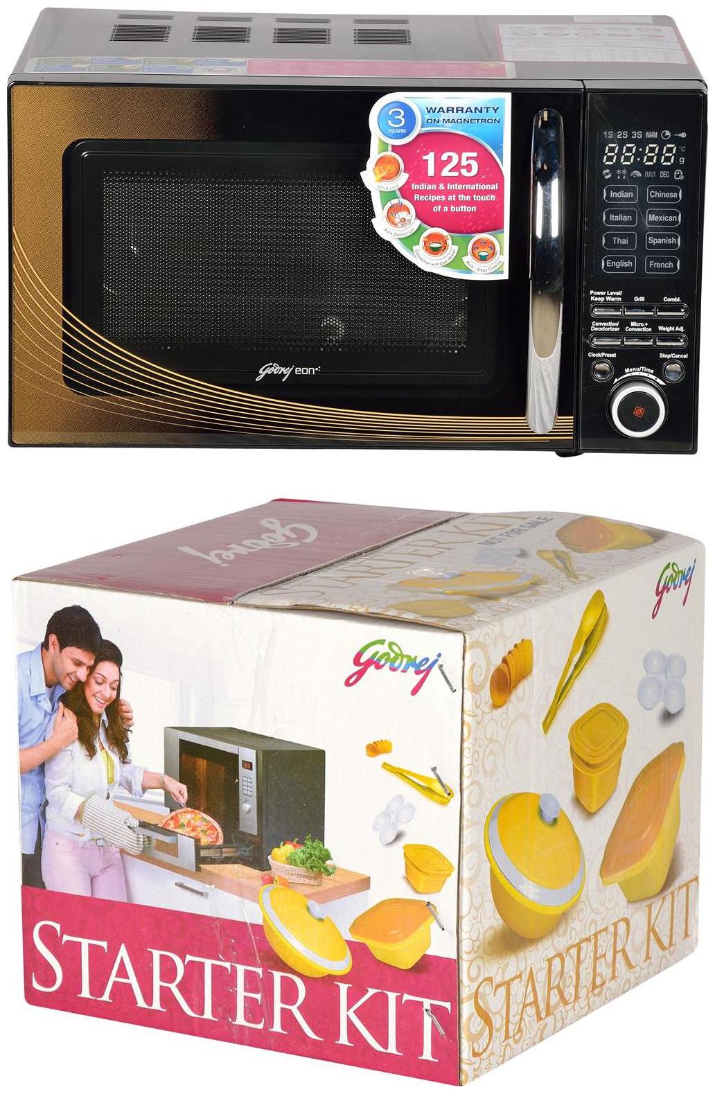Godrej 20 L Convection Microwave Oven(GME 20CM2FJZ, Red Floral)