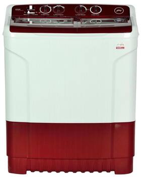 Godrej 7 kg Semi Automatic Top Load Washing Machine (WS EDGE 700 CTP,METALLIC RED)