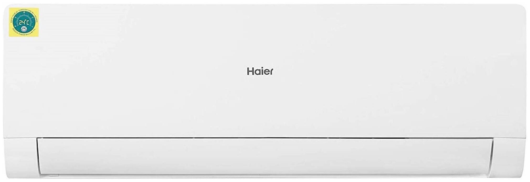 

Haier 1 5 Ton 3 Star Split AC - White (HSU18T-NMW3B Copper Condenser)