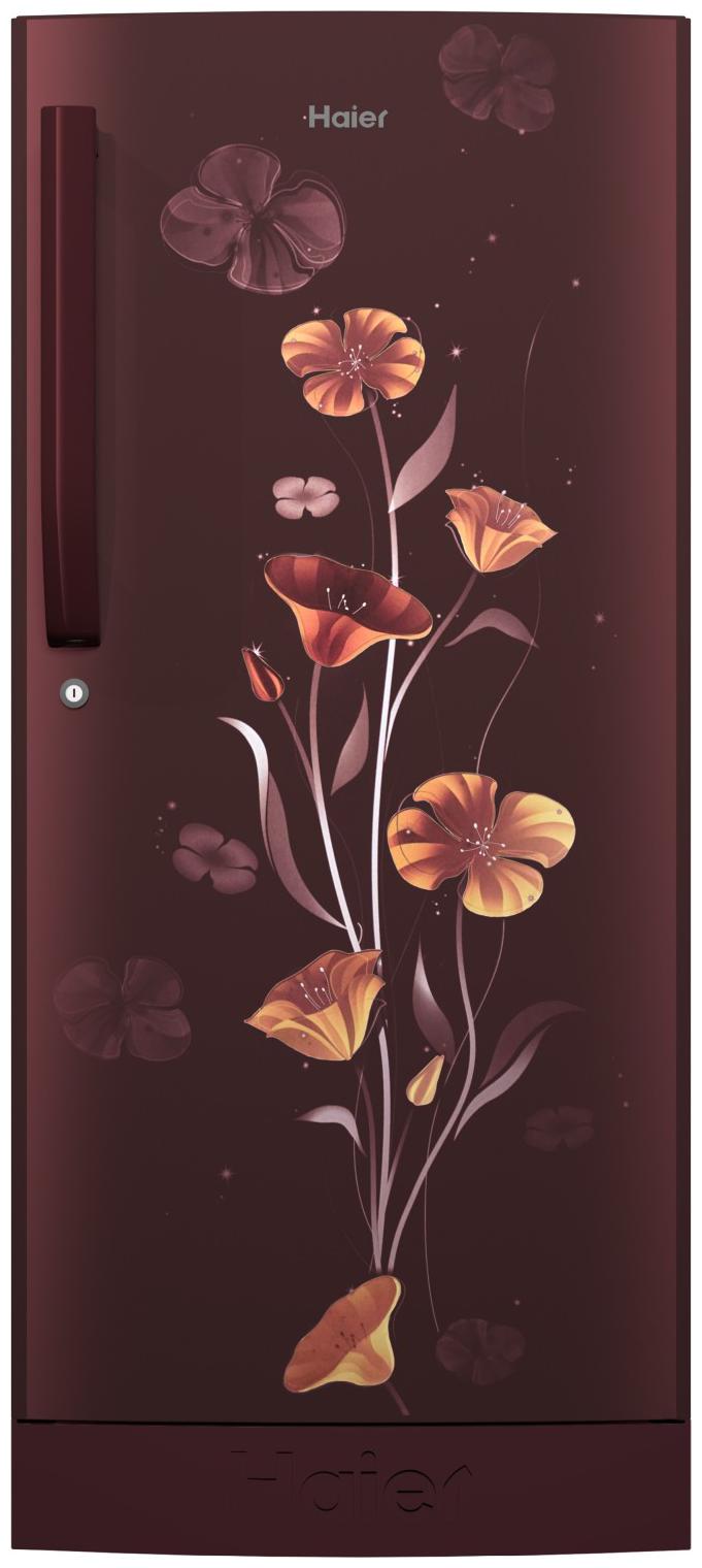 

Haier 195 L 3 star Direct cool Refrigerator - HRD-1953CPRF Maroon