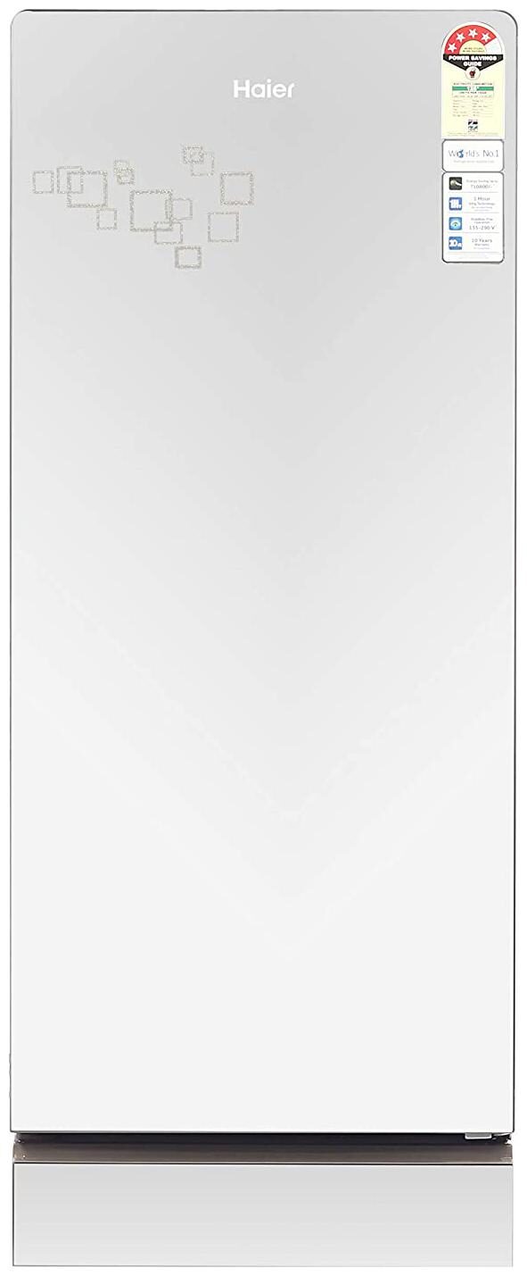 

Haier 195 L 4 star Direct cool Refrigerator - HRD-1954PMG-F Mirror glass