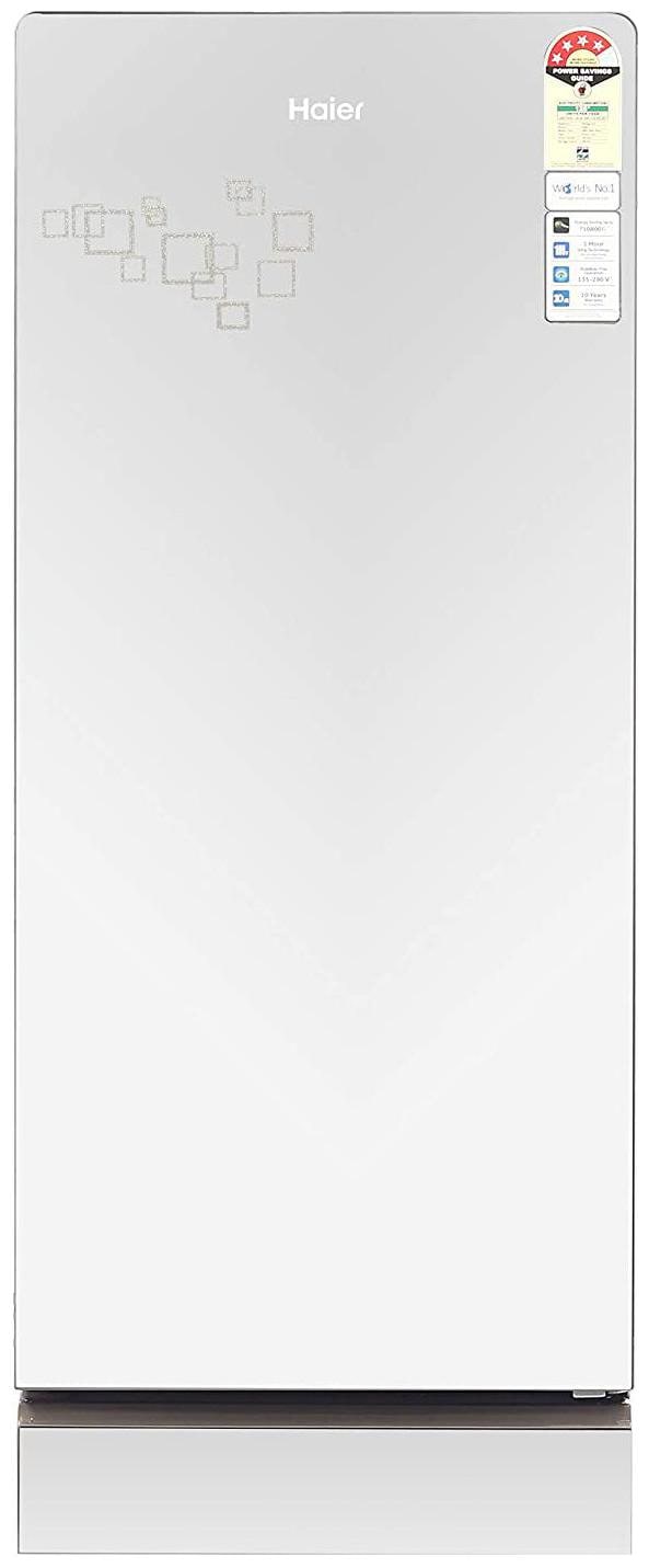 

Haier 195 L 4 star Direct cool Refrigerator - HRD-1954PMG-F Mirror glass