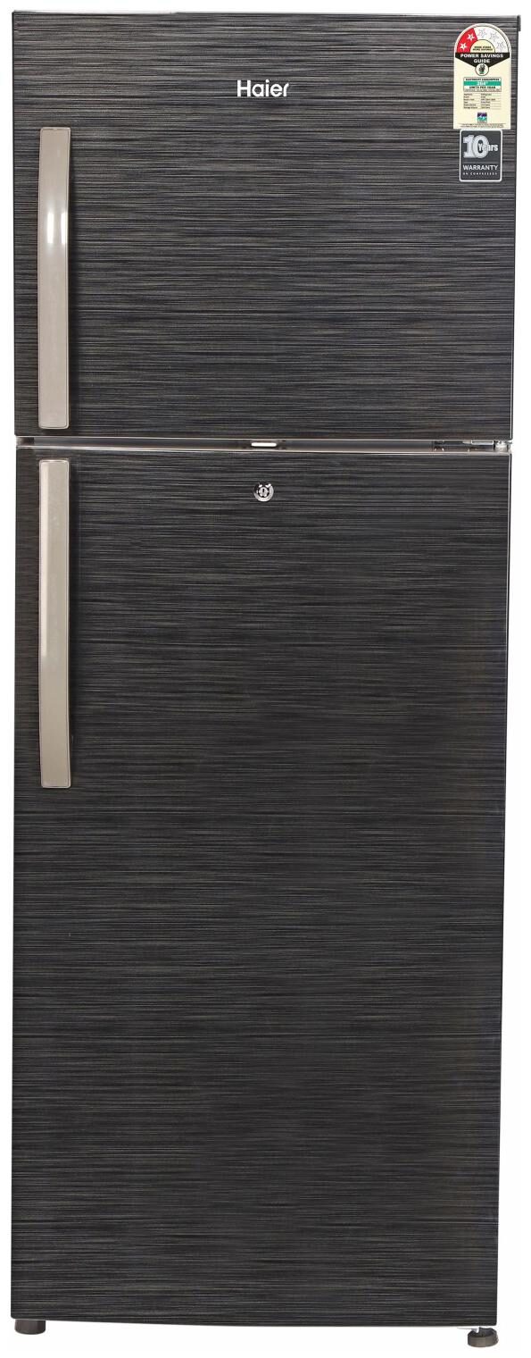 

Haier 310 L 2 star Frost free Refrigerator - HRF-3304BKS-E Black brushline