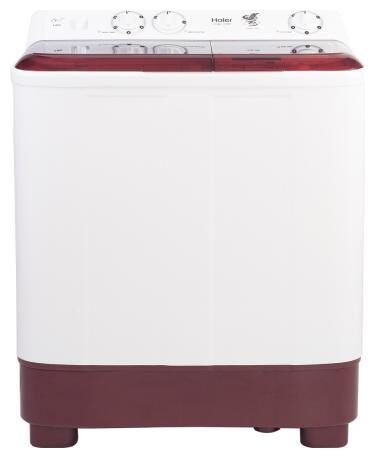 

Haier 6 5 Kg Semi Automatic Top Load Washing machine - HTW65-1187BT Maroon White