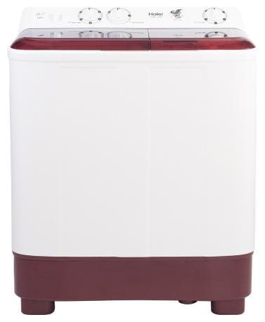 

Haier 6 5 Kg Semi automatic top load Washing machine - HTW65-1187BT Maroon White