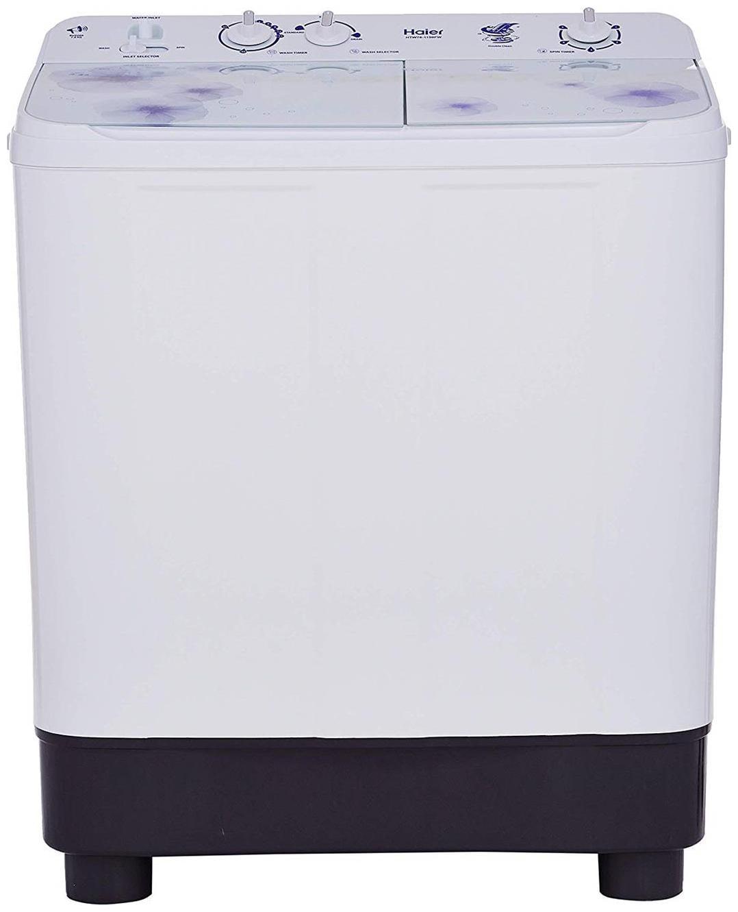 

Haier 7 6 kg Semi Automatic Top Load Washing machine - HTW76-1159 White