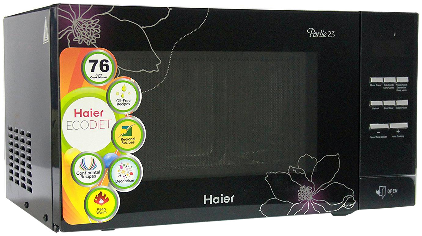 

Haier 23 L Convection Microwave Oven - HIL2301CBSB Black