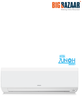 Hitachi 1.5 Ton 3 Star (2017) Split AC (RAU318AWD, White)