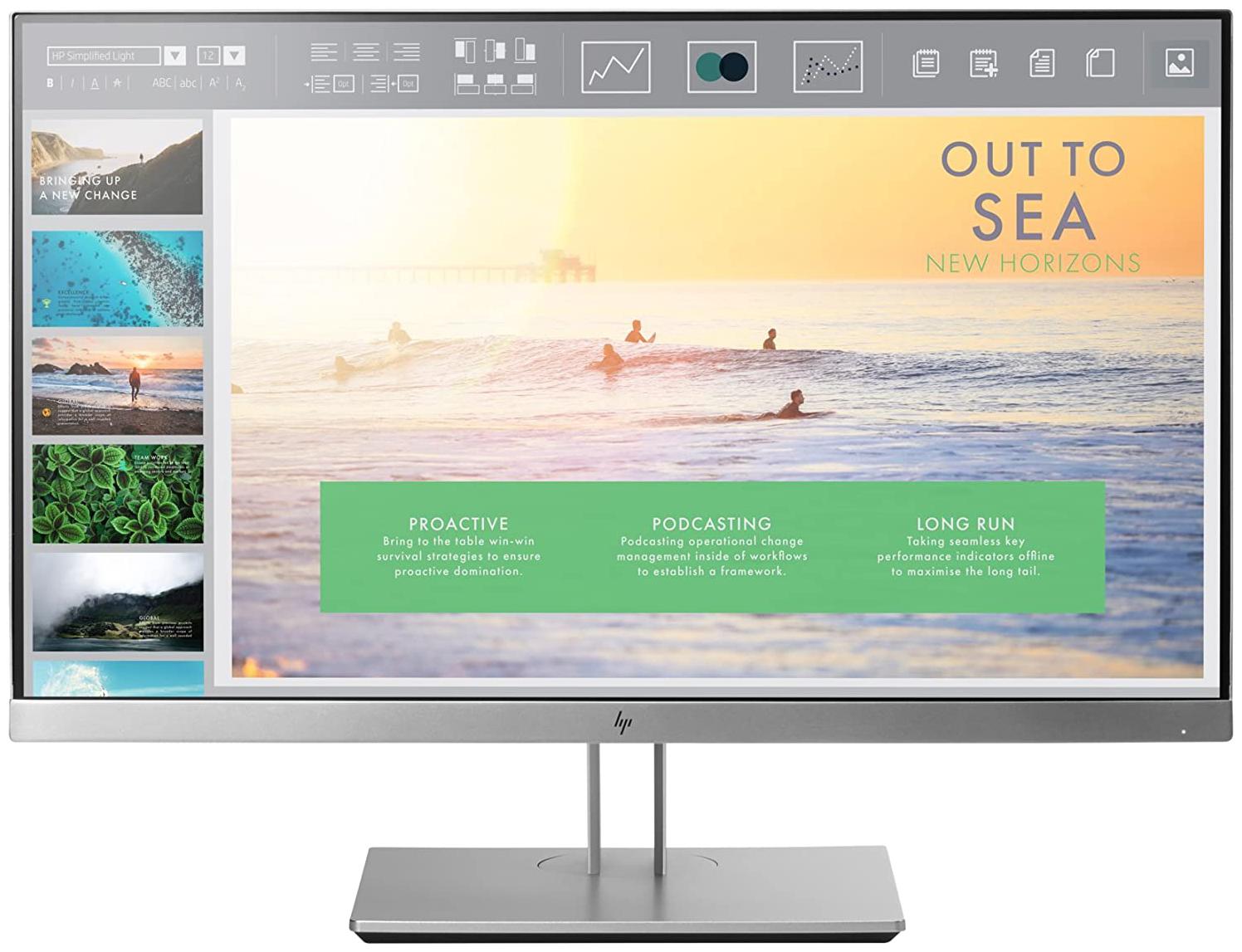 

HP EliteDisplay E233 58 42 cm (23 inch) Full HD IPS LED Monitor Display Port HDMI Standard