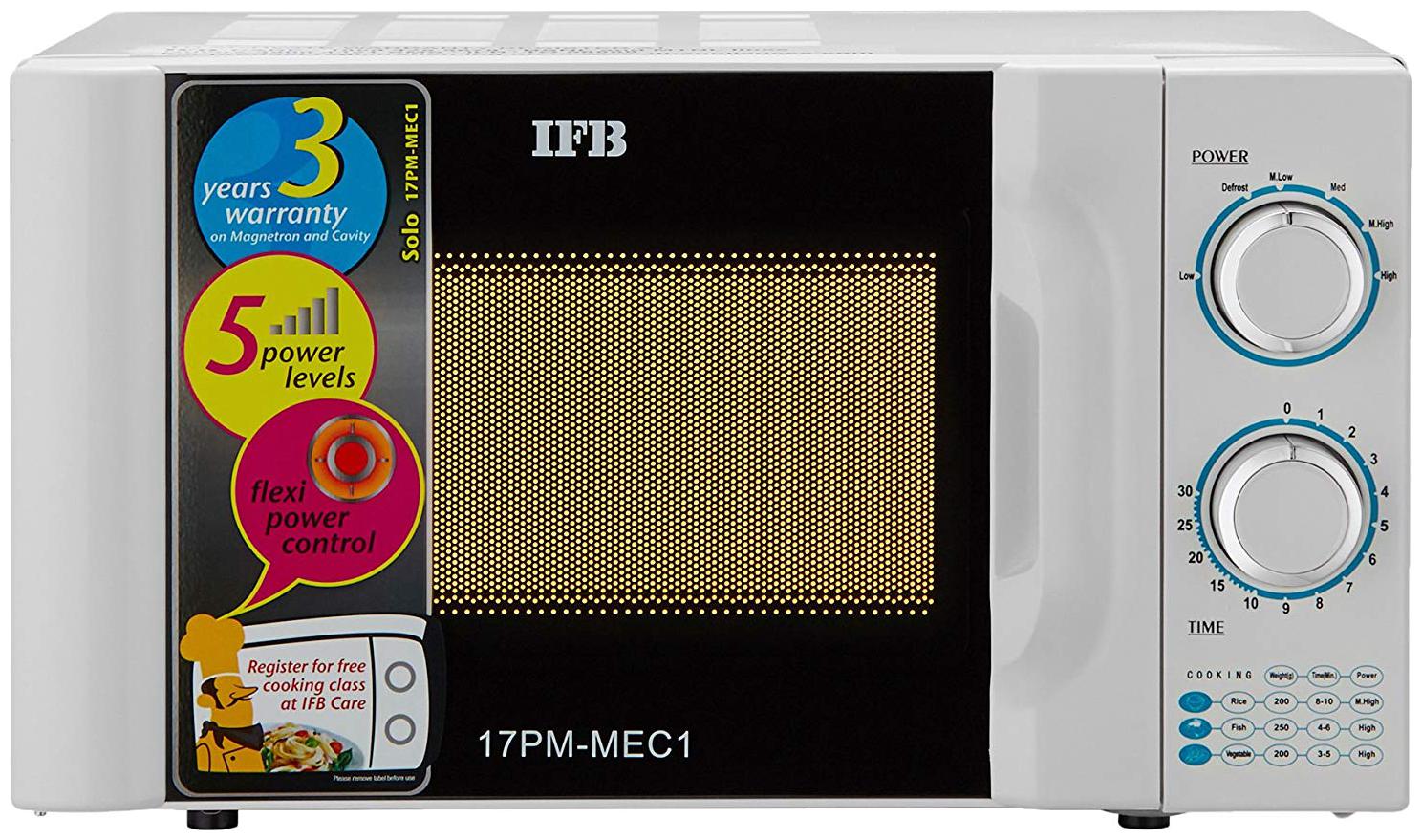 

IFB 17 ltr Solo Microwave Oven - 17PM MEC1 White