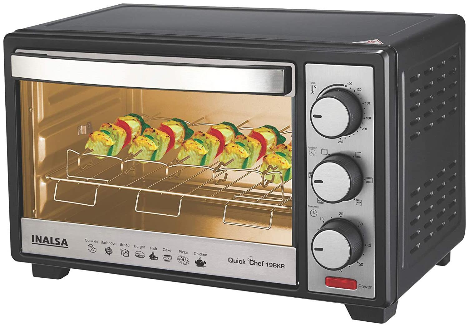 

Inalsa 19 L Otg Microwave Oven - QUICK CHEF 19BK Black