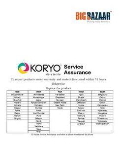 Koryo 99.06 cm (39 inch) KLE40DLBH1 HD Ready LED TV