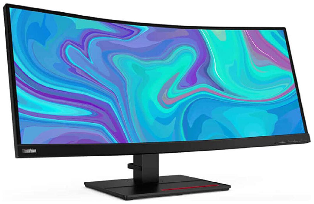 

Lenovo ThinkVision T34W-20 34 inch VA Panel Ultrawide Curved Monitor 3440X1440 WQHD Resolution I Height Adjustment and Pivot