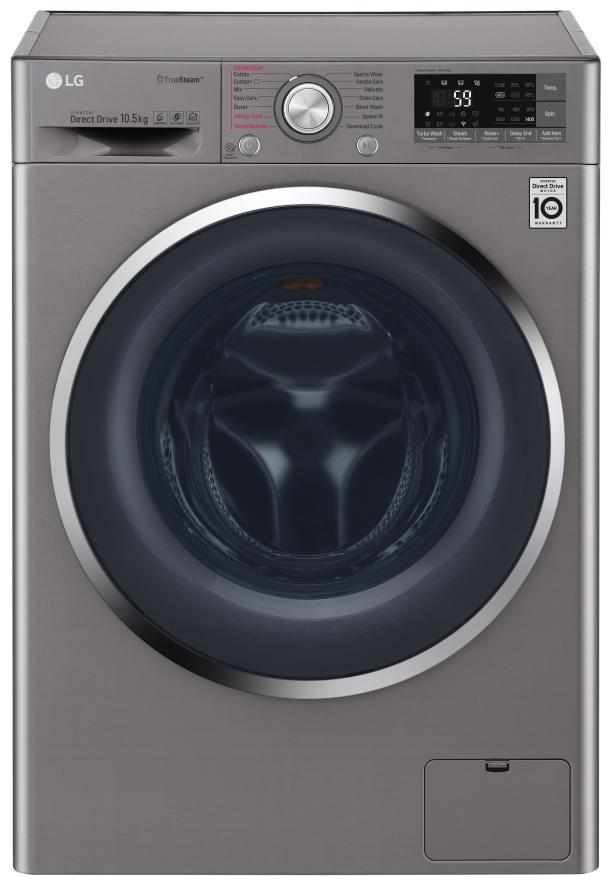 LG 10.5 Kg Fully automatic front load Washing machine F4J8JSP2S