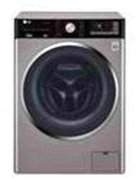 LG 10.5 kg Fully Automatic Front Load Washing Machine (F4J9JHP2T Stainless Silver)