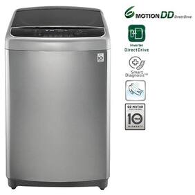 LG 10 Kg Fully Automatic Top Load Washing Machine (T1064HFES5 Stainless Silver)