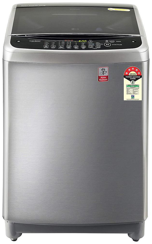 

LG 10 kg Fully Automatic Top Load Washing machine - T10SJSS1Z Silver