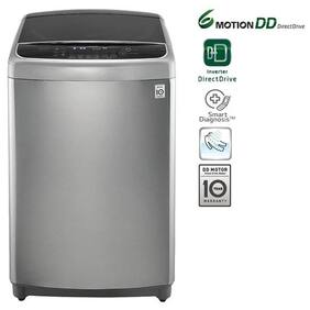LG 11 Kg Fully Automatic Top Load Washing Machine (T1064HFES5A Stainless Silver)