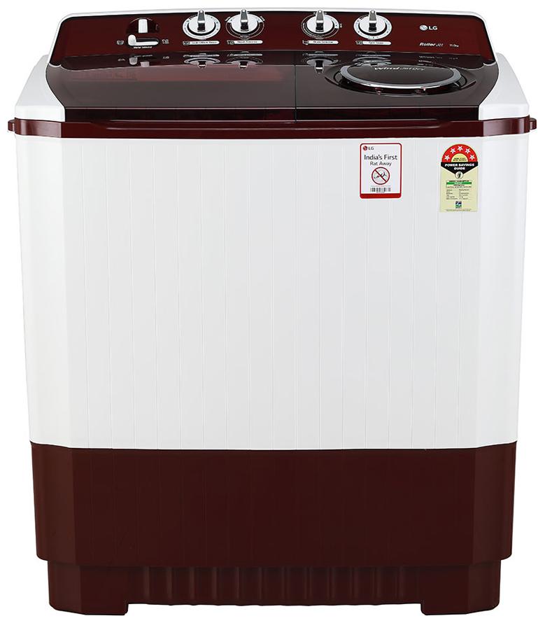 

LG 11 kg Semi Automatic Top Load Washing machine - P1145SRAZ Burgundy