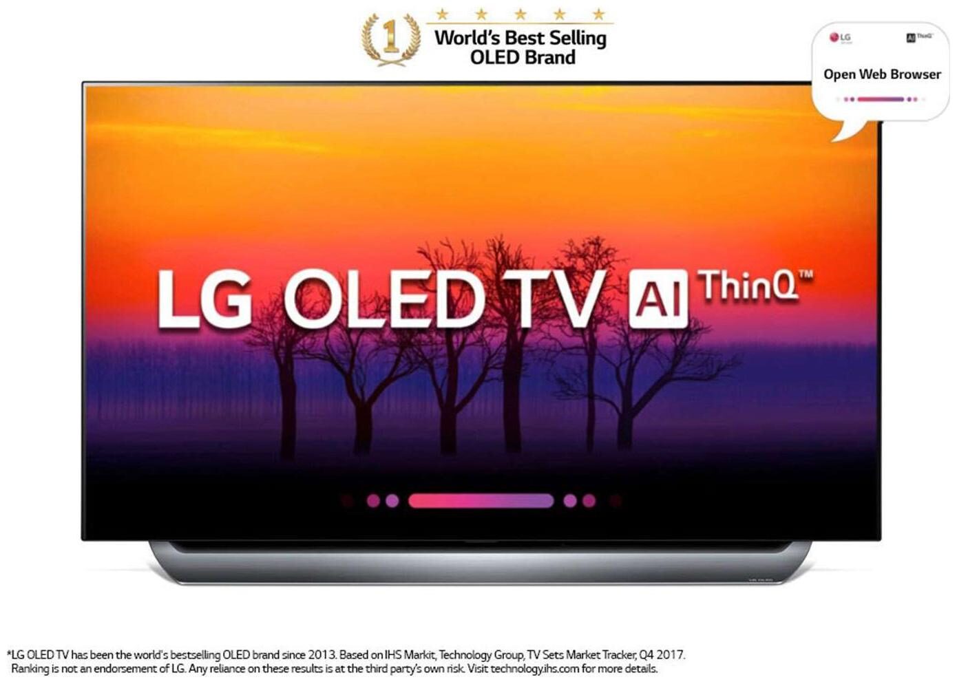 

LG Smart 164 cm (65 inch) 4K (Ultra HD) LED TV - OLED65C8PTA