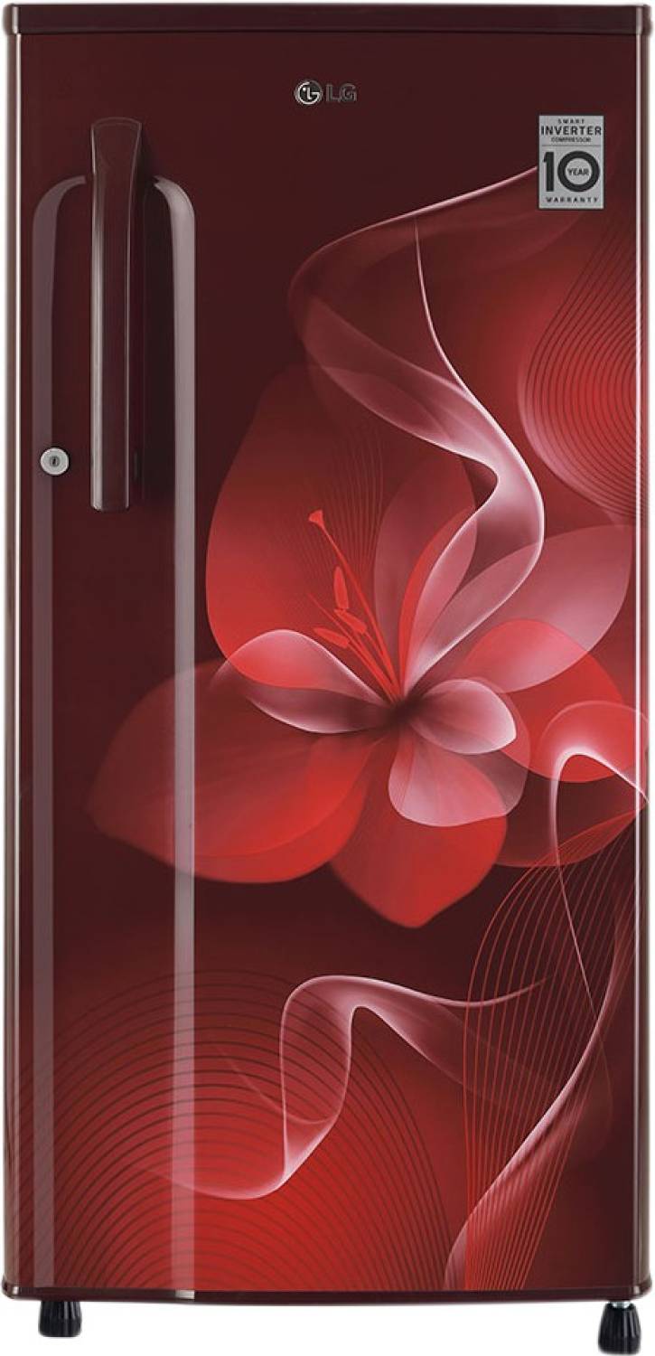 

LG 188 L 3 star Direct cool Refrigerator - GL-B191KSDX Red