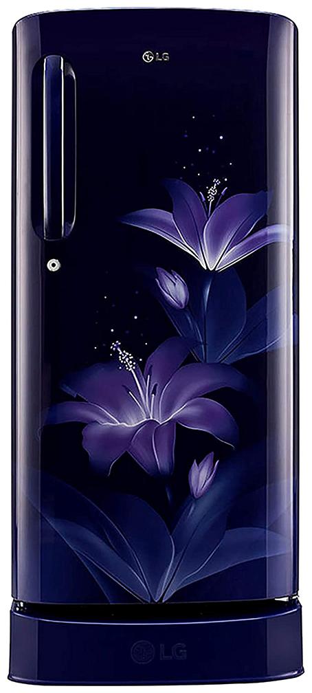 

LG 190 L 4 star Direct cool Refrigerator - GL-D201ABGY Blue glow