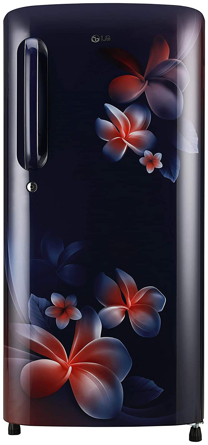 

LG 190 L 3 star Direct cool Refrigerator - GL-B201ABPD Blue plumeria