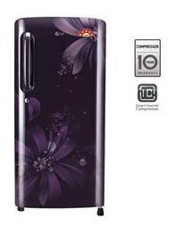 LG 190 L Single Door Refrigerator (GL-B201APAI Purple Aster)