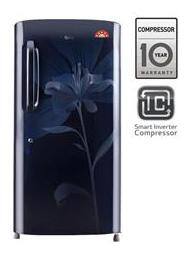 LG 190 L Single Door Refrigerator (GL-B201AMLI Marine Lily)