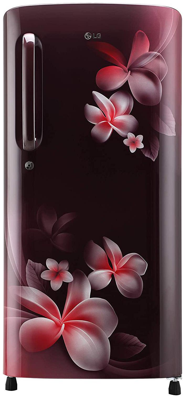 

LG 215 L 2 star Direct cool Refrigerator - GL-B221ASPC Scarlet plumeria
