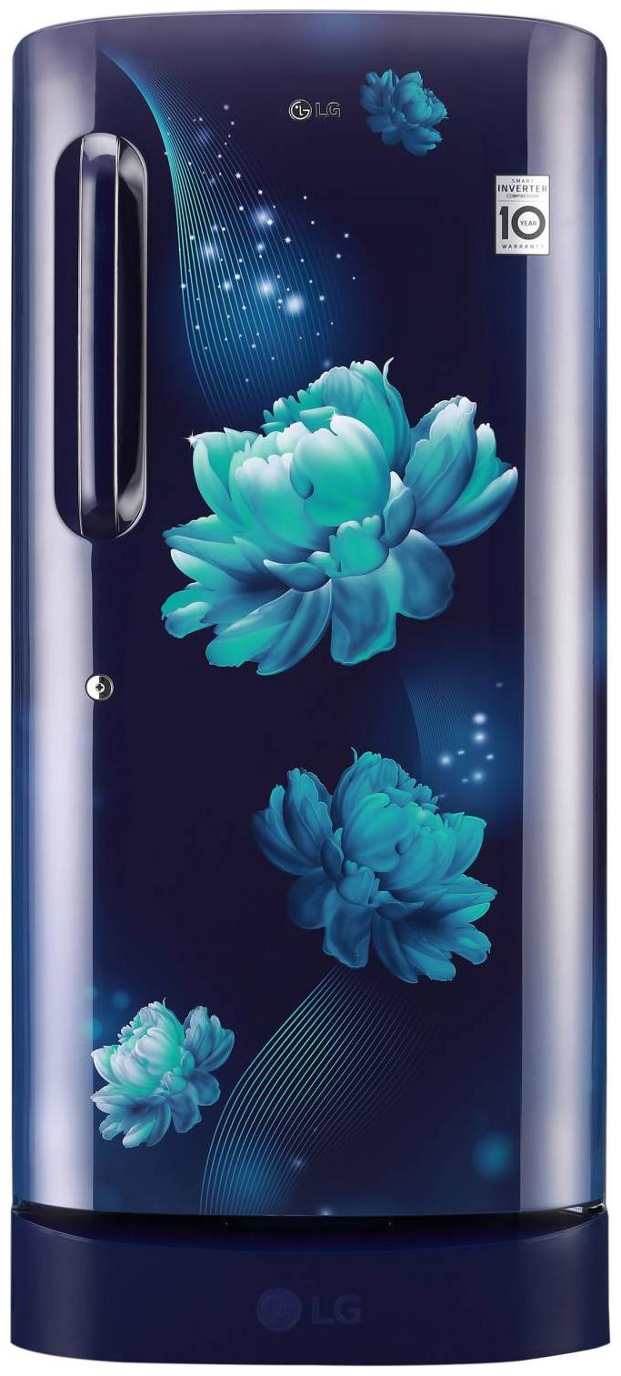 

LG 215 L 4 star Direct cool Refrigerator - GL-D221ABCY Blue
