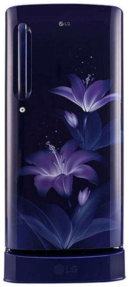 

LG 215 L 5 star Direct cool Refrigerator - GL-D221ABGY Purple orchid