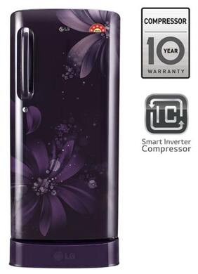 LG 215 L Single Door Refrigerator GL-D221APAI