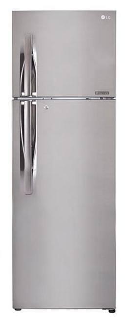 LG 255 L Double Door Refrigerator (GL-Q282RPZY Shiny Steel)