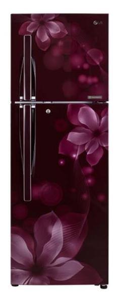 LG 260 L Double Door Refrigerator (GL-I292RSOY Scarlet Orchid)