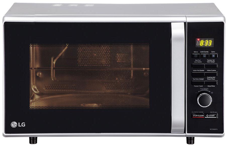 

LG 28 L Convection Microwave Oven - MC2886SFU Silver