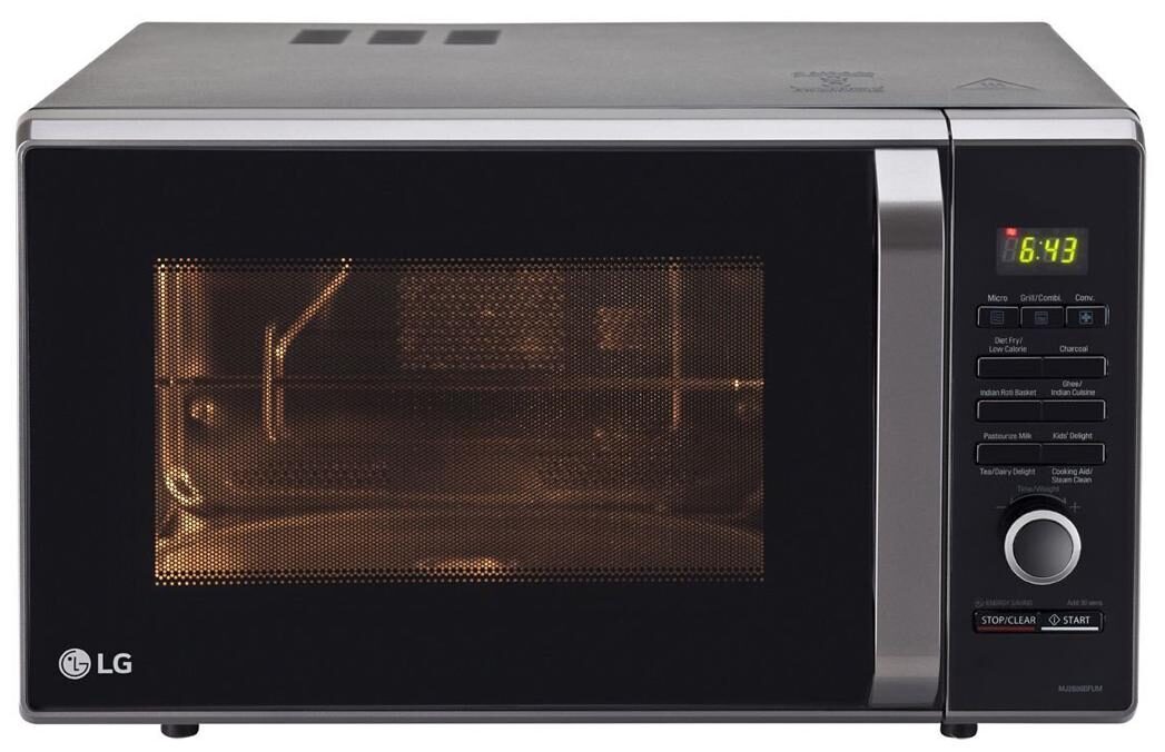 

LG 28 L Convection Microwave Oven - MJ2886BFUM Black