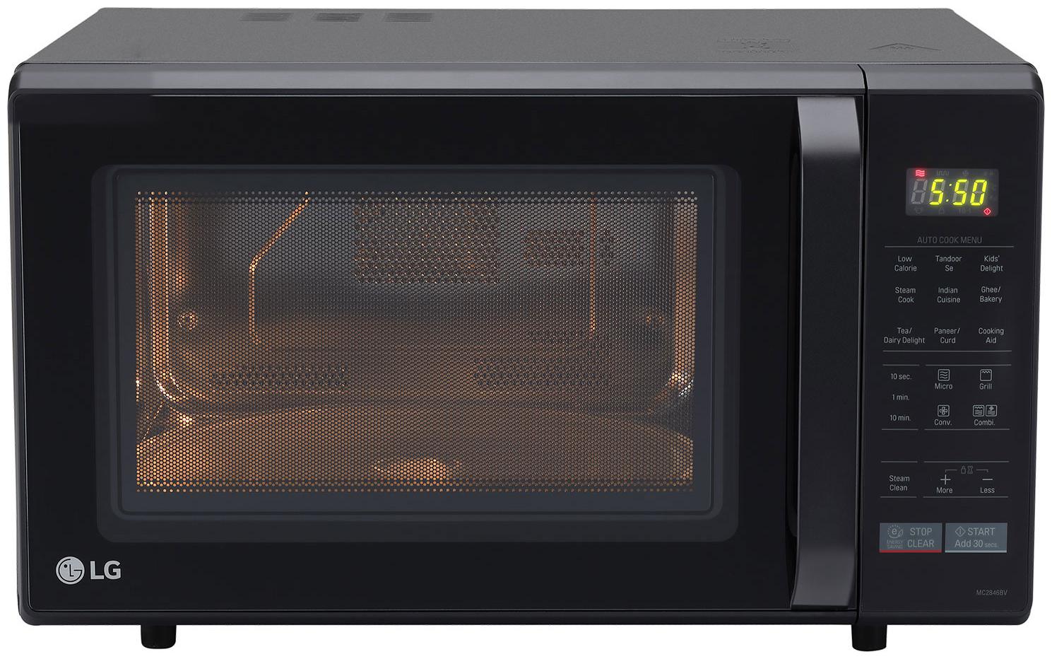 

LG 28 L Convection Microwave Oven - MC2846BV Black