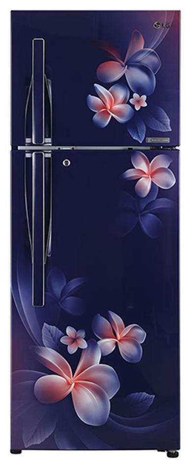 

LG 284 L 4 star Frost free Refrigerator - GL-T302RBPN Blue plumeria