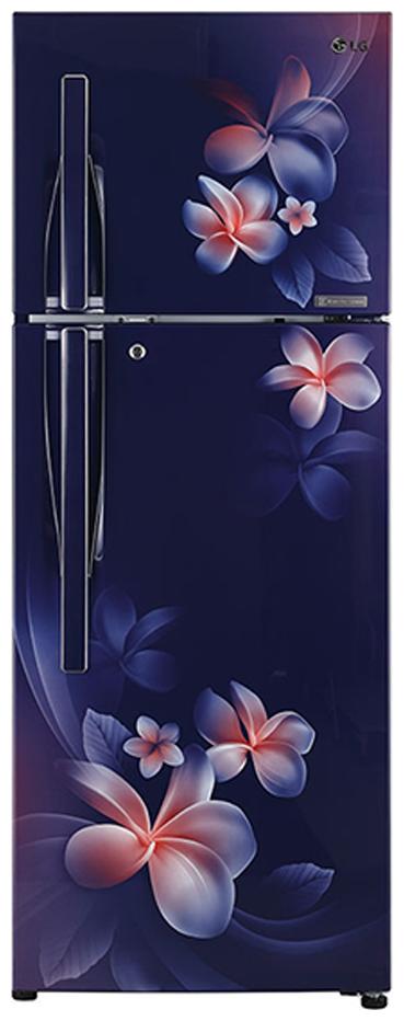 

LG 284 L 3 star Frost free Refrigerator - GL-T302RBPN Blue plumeria