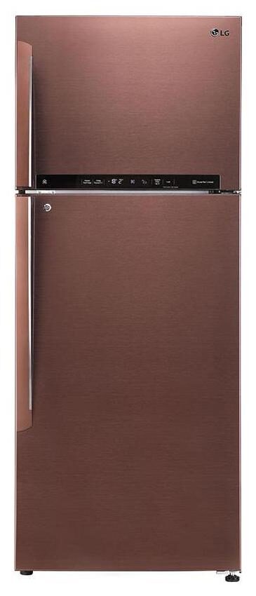 

LG 445 L 4 star Linear cooling Refrigerator - GL-T432FASN Amber steel