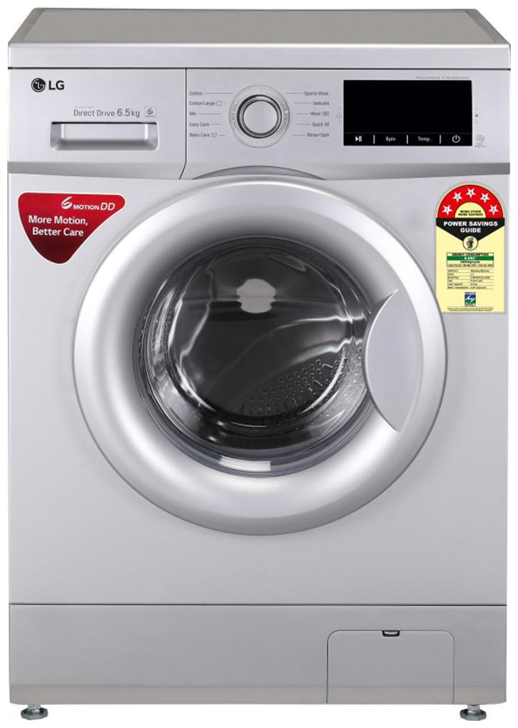 

LG 6 5 kg Fully Automatic Front Load Washing machine - FHM1065ZDL ALSQEIL Silver