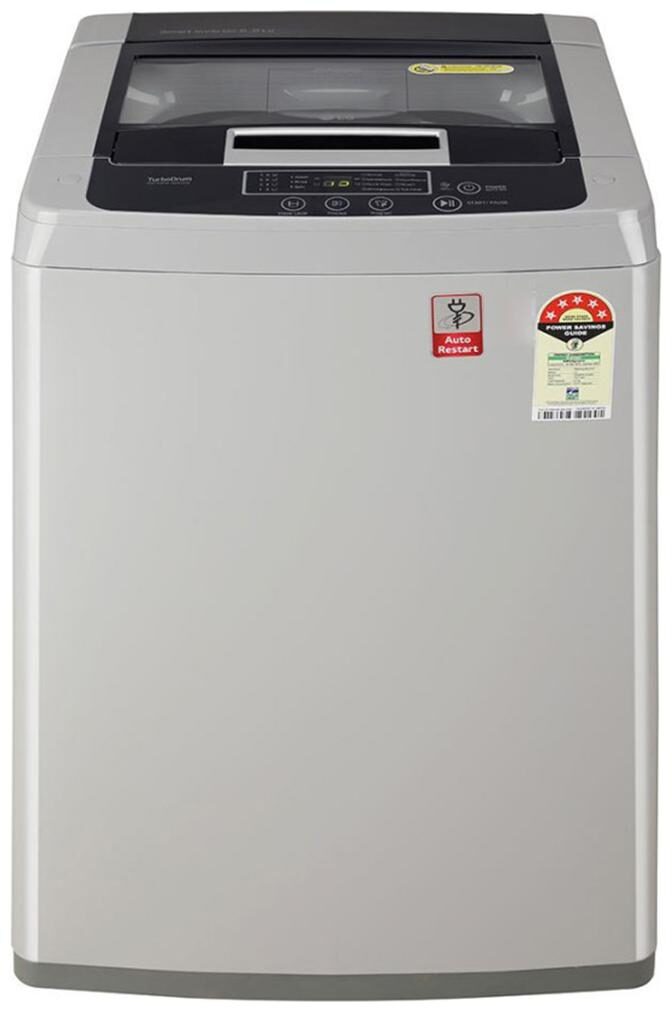 

LG 6 5 kg Fully Automatic Top Load Washing machine - T65SKSF1Z Silver