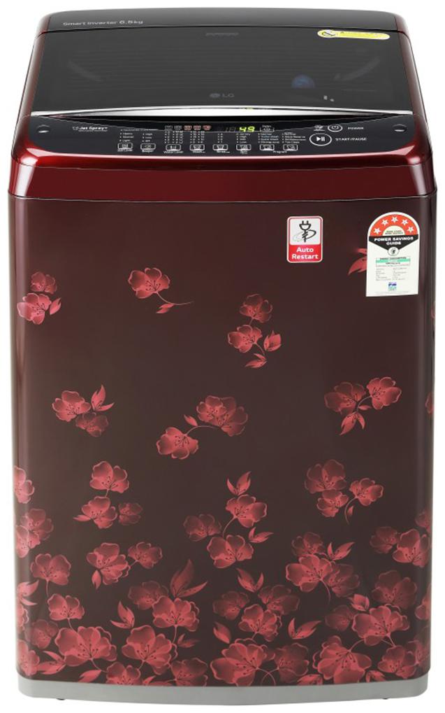 

LG 6 5 kg Fully Automatic Top Load Washer only - T65SJDR1Z Red