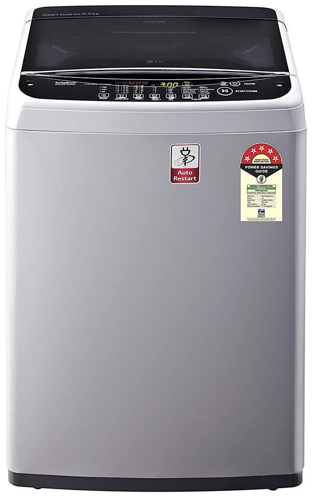 

LG 6 5 Kg Fully automatic top load Washing machine - T65SNSF1Z Silver