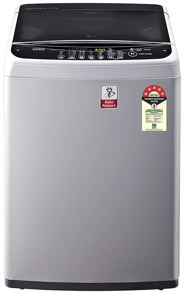 

LG 6 5 kg Fully Automatic Top Load Washing machine - T65SNSF1Z Silver
