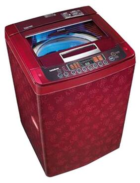 LG 6.5 kg Fully Automatic Top Load Washing Machine (T7548TEEL3 Dark Red)