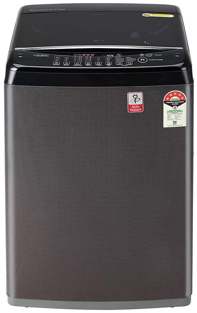 

LG 6 5 kg Fully Automatic Top Load Washing machine - T65SJBK1Z Black