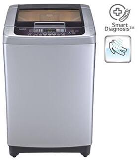 LG 6.5 Kg Fully Automatic Top Load Washing Machine (T7567TEDLR Free Silver/Wine Black)
